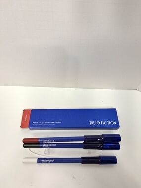 Women Makeup Eyeliner Pencil Set - Blue, Red, Black, White